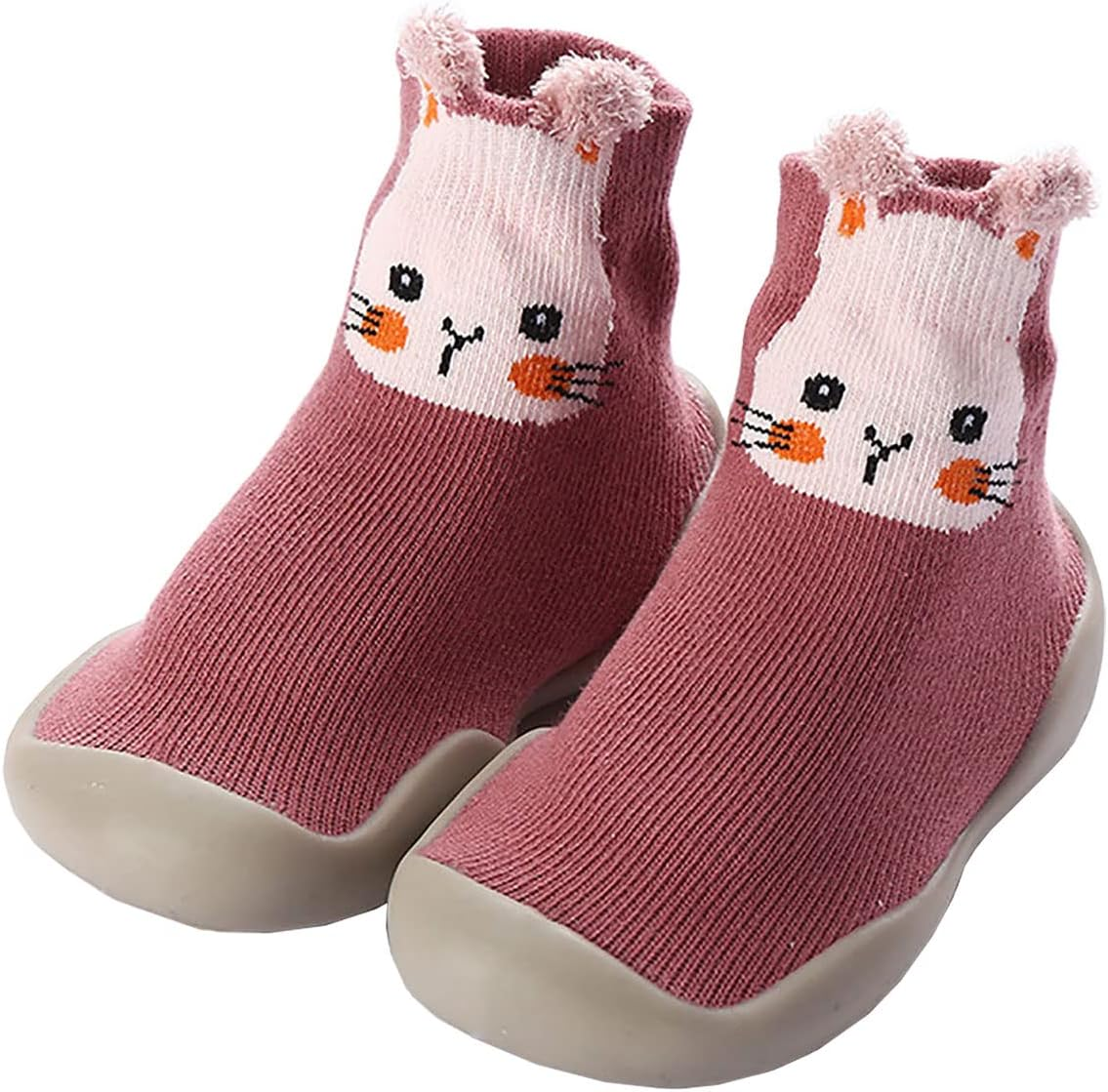 Toddler Baby First Walking Socks Shoes Cute Animal Anti-Slip Breathable Baby Girl Boys Floor Socks Indoor Outdoor