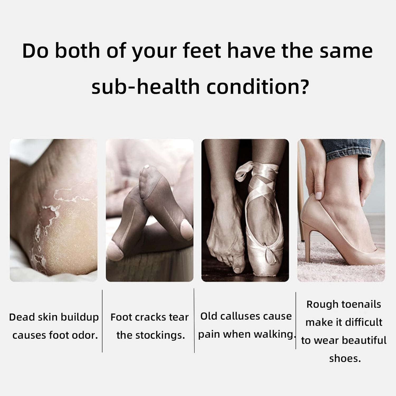 Suytvenxau Foot File Callus Remover - Double Sided Stainless Steel Foot Scrubber with Washable Design for Dead Skin, Horny Skin, Corns, and Cracked Heels, Portable Hanging Hole (Silver) image number 5