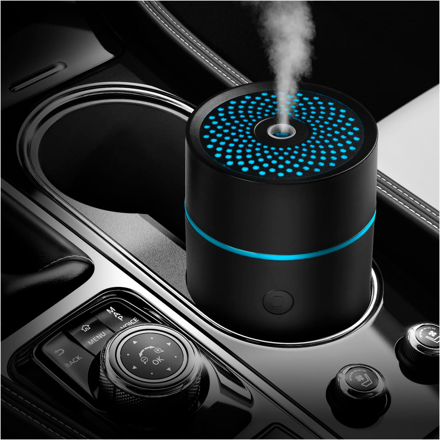 Car Diffusers for Essential Oils， Fragrance Car Air Fresheners,Usb-Powered Mini Ultrasonic Mist Humidifier Essential Oil Diffuser for Vehicle image number 5