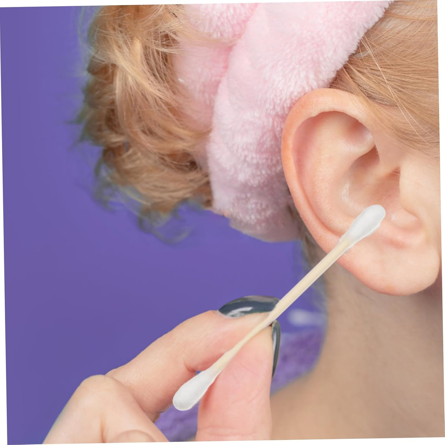 100Pcs High Precision Cotton Bud Swabs Makeup Removal Applicator Sticks Portable Lightweight for Travel image number 1