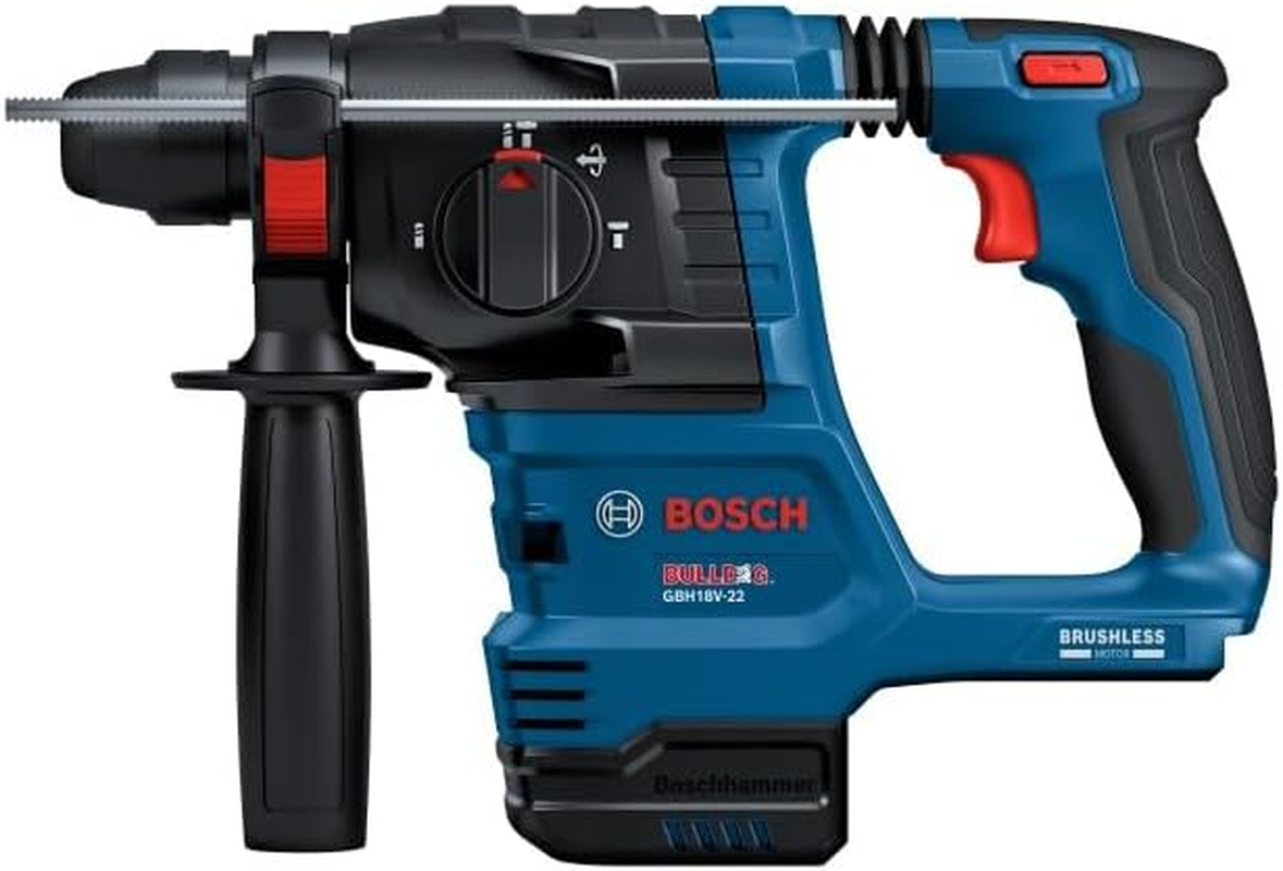 BOSCH GBH18V-22N 18V Brushless Sds-Plus&reg; Bulldog&trade; 3/4 In. Rotary Hammer (Bare Tool)