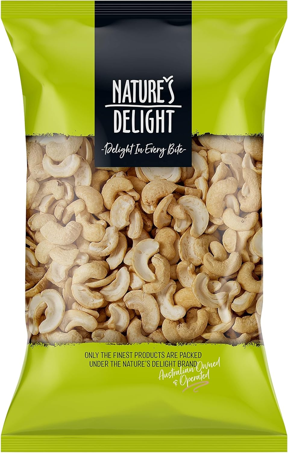 Natures Delight Salted Premium Cashews Halves 400 G image number 1