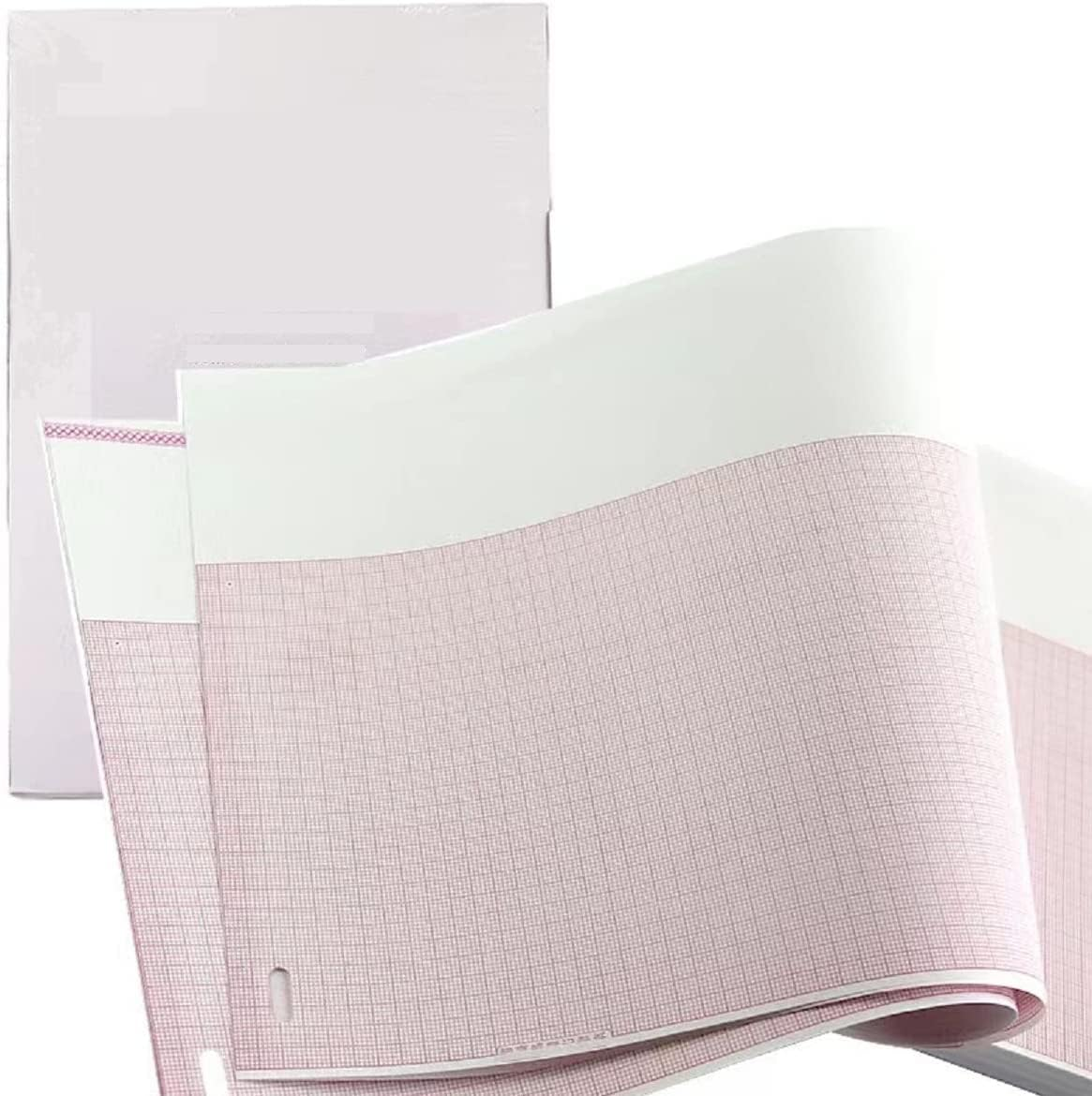 2 Packs EKG Paper Fits for Philips HP Pagewriter 100/200, TC30 TC50 TC70 ECG Paper, Each Pack Size 8.5 X 11 Inch X 200 Sheets 80Gsm, Fits for M1772A / M1770A / M1700A / M1702A / M1701A Model
