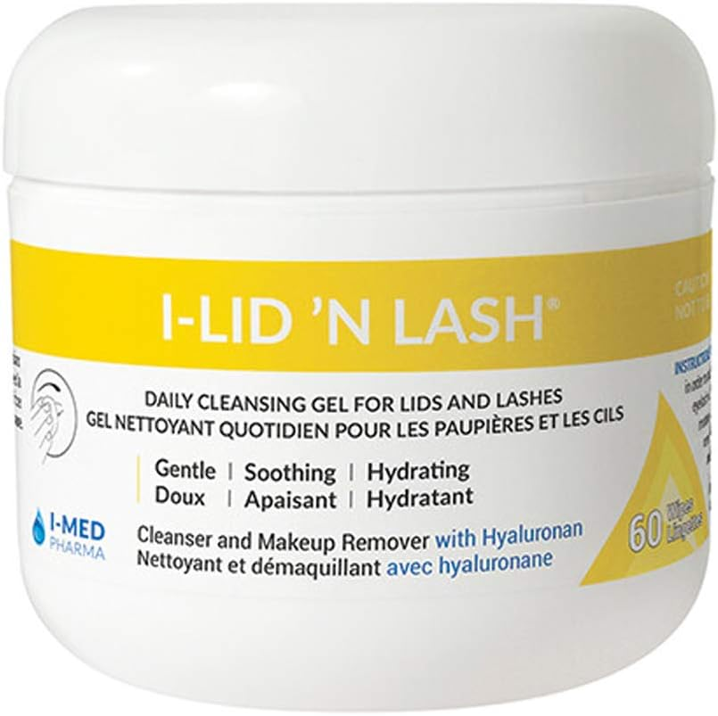 I-Lid 'N Lash | Daily Cleansing Gel for Lids and Lashes (60 Wipes) (I-Lid 'N Lash)