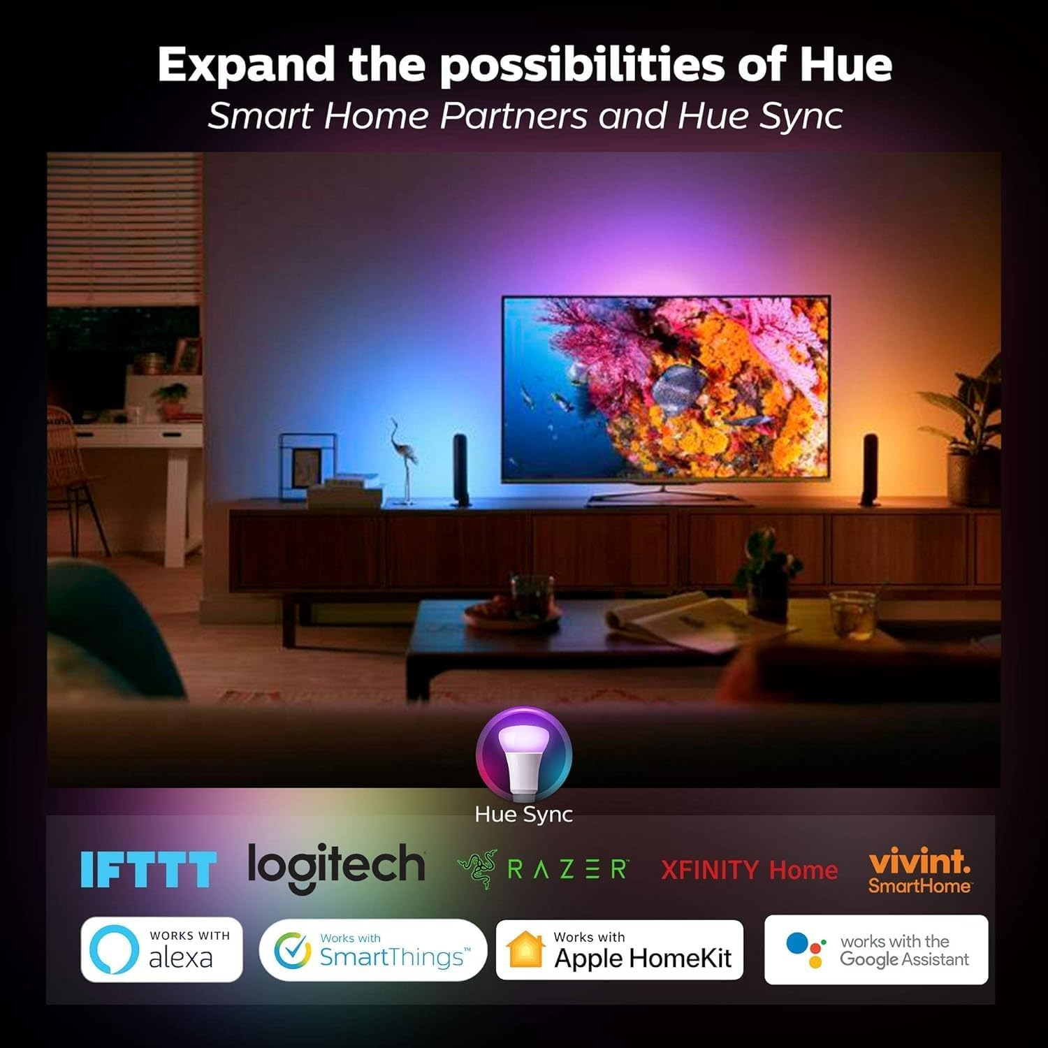 Philips Hue A60 B22 Smart Button Starter Kit image number 5