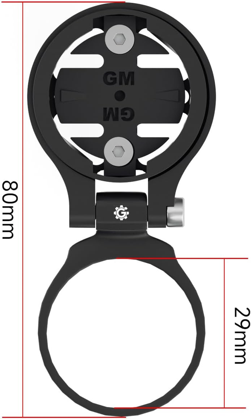 Bike Stem Computer Mount - Adjustable Out Front Mount for Garmin Edge 25 130 200 500 510 520 800 810 820 1000 1030, for Wahoo Elemnt Bolt Mini Bryton Rider Stages Dash Hammerhead Karoo Cateye image number 6