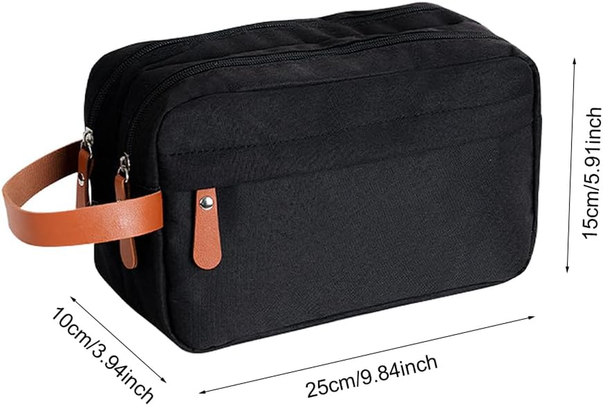 Oxford Cloth Toiletry Bag, Premium Water-Resistant Travel Bag with Hanging Hook, Multi-Compartment Cosmetic Organizer, Leak-Proof Design image number 1