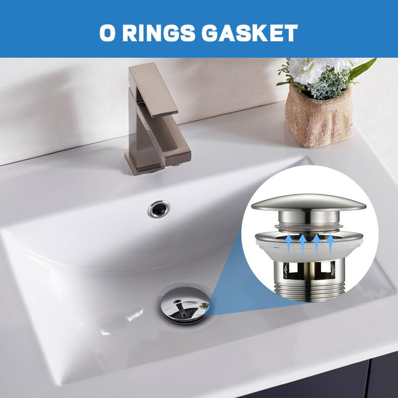 4 PCS Rubber O Rings, Rubber Washers for Faucet Sink, Bathtub Plug, Pop-Up Plug, 23Mm image number 2