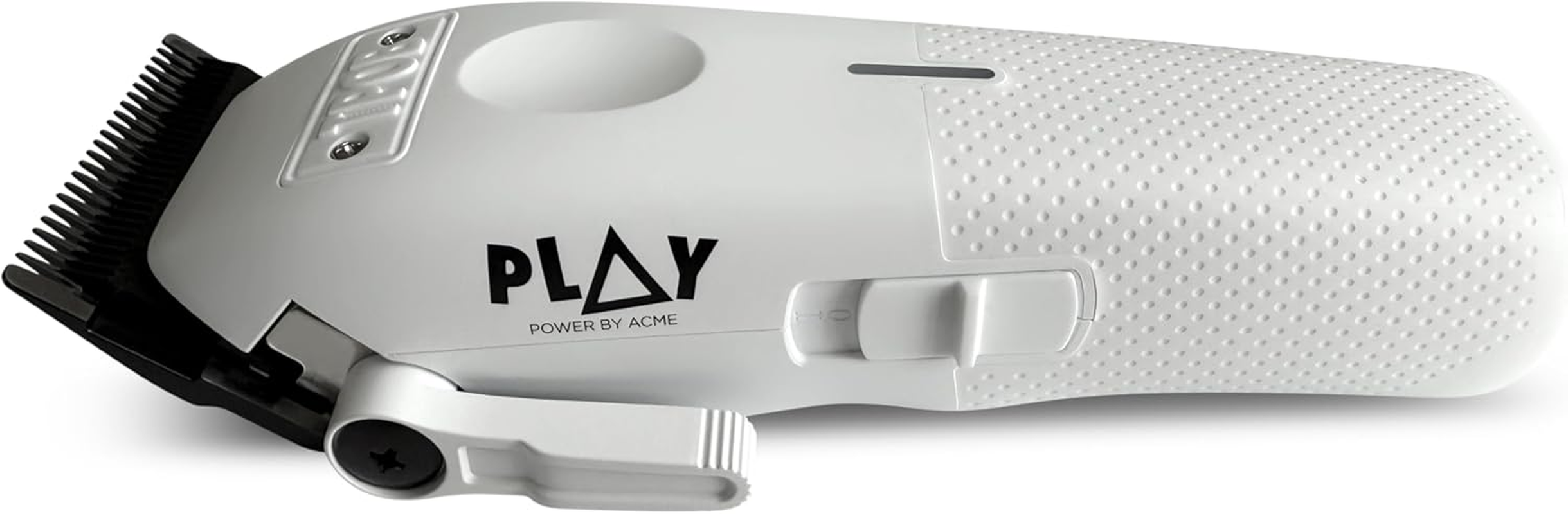 TPOB Professional Barber Hair Clipper Play Mini White for Men 7500 RPM with White Rubber Grips - Black image number 7