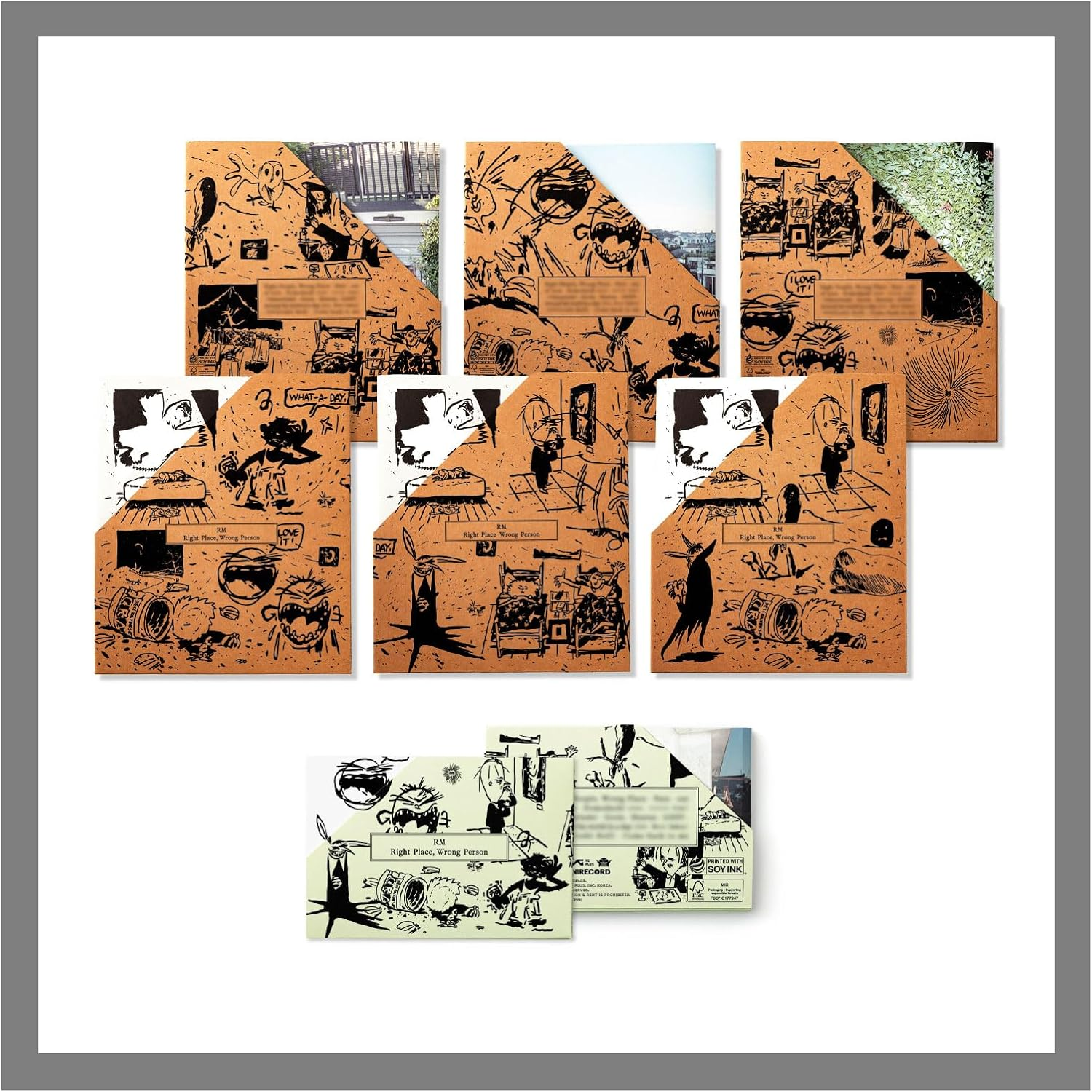 BTS RM Right Place, Wrong Person 2Nd Solo Album with Tracking Sealed Bangtan (Weverse Albums Version) image number 3