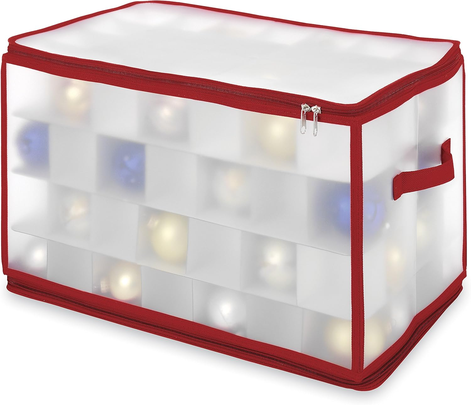 Whitmor Ornament Storage Cube, 64 Compartments