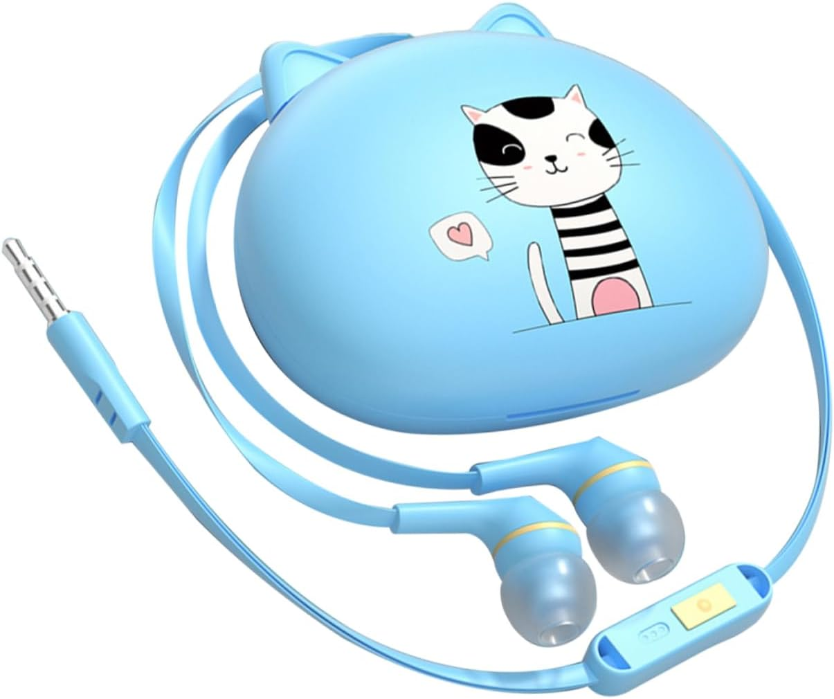 HOLIDYOYO Wired In-Ear Earbuds with Microphone Compatible for Huawei Smartphones Corded Earphones for Mobile Phones Dc5.00 Voltage Use Everyday Communication image number 4