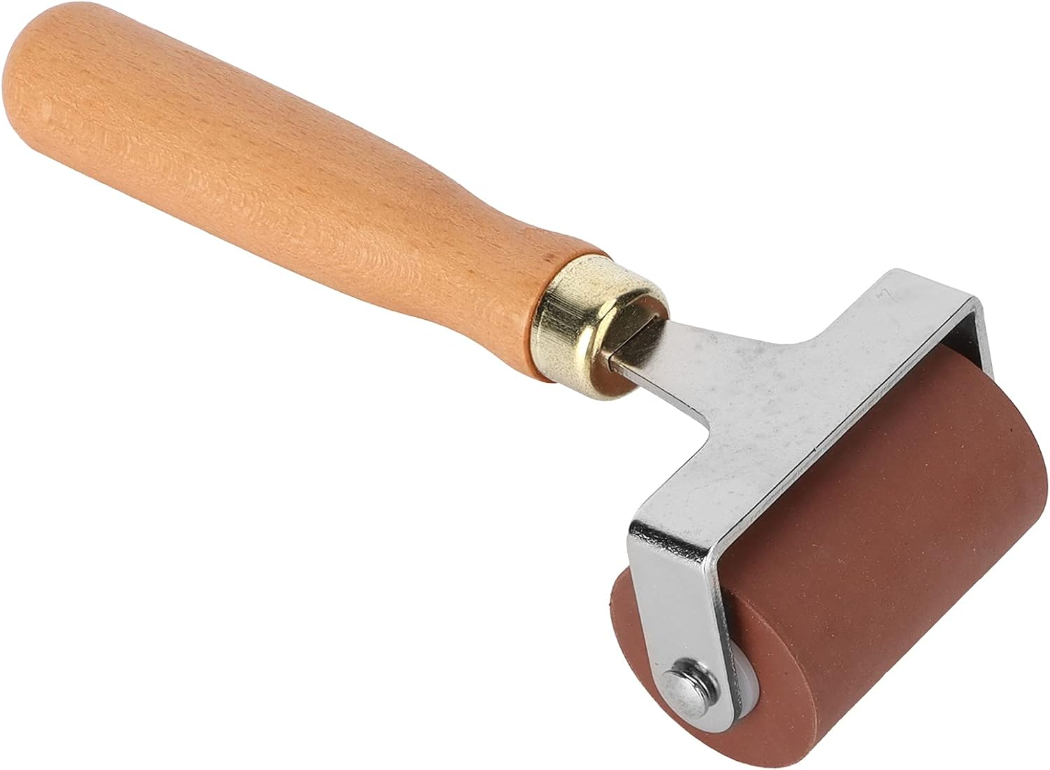 Soft Flexible Rubber Roller Craft Stamping Brayers Art Craft Roller, Rubber Brayer Roller for Printmaking Scrapbooks Ink Distribution (5Cm) image number 6