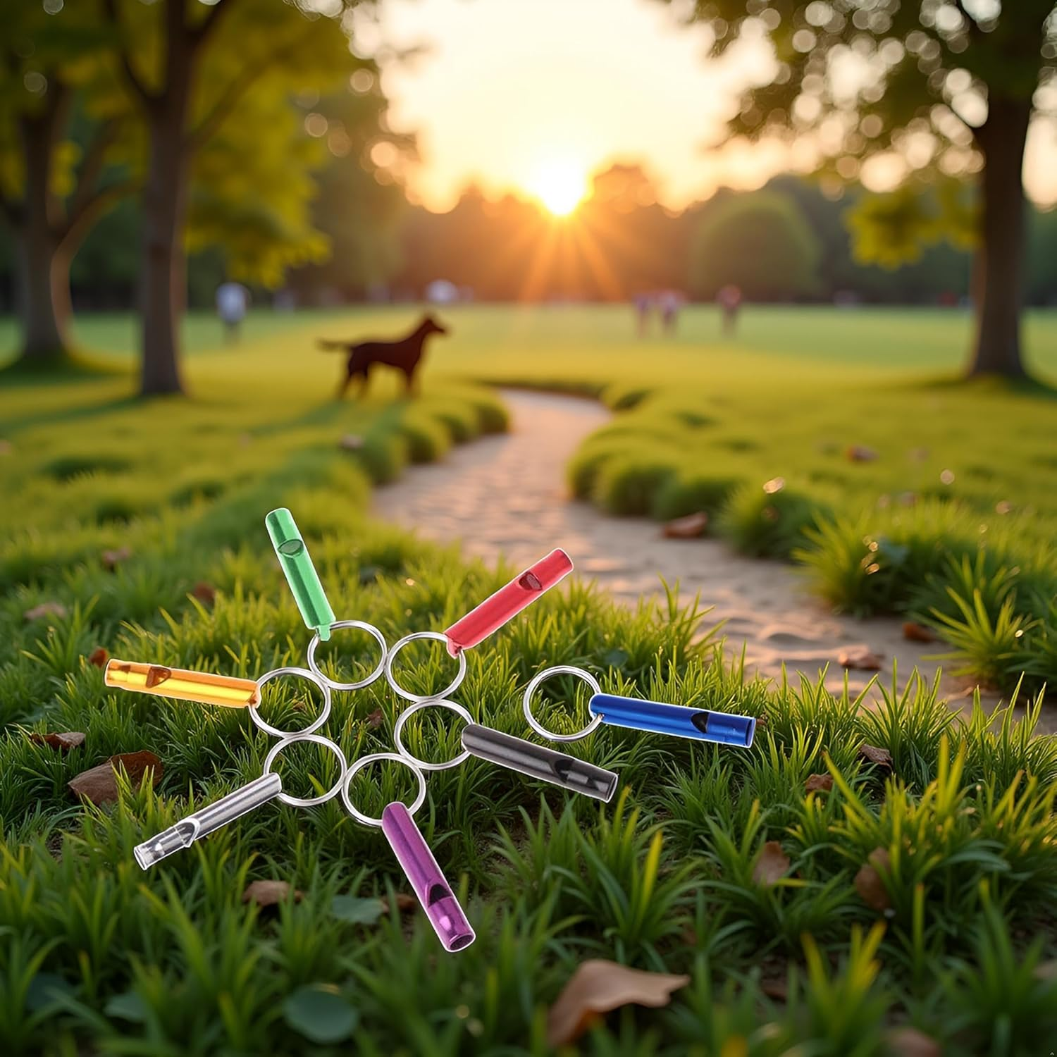 6 Pcs Colorful Ultrasonic Dog Training Whistles Metal Dog Training Whistles for Small Pet Dog Whistles Dog Flute Dog Whistles That Makes Dogs Come to You Dog Whistles That Makes Dogs Stop Barking image number 4
