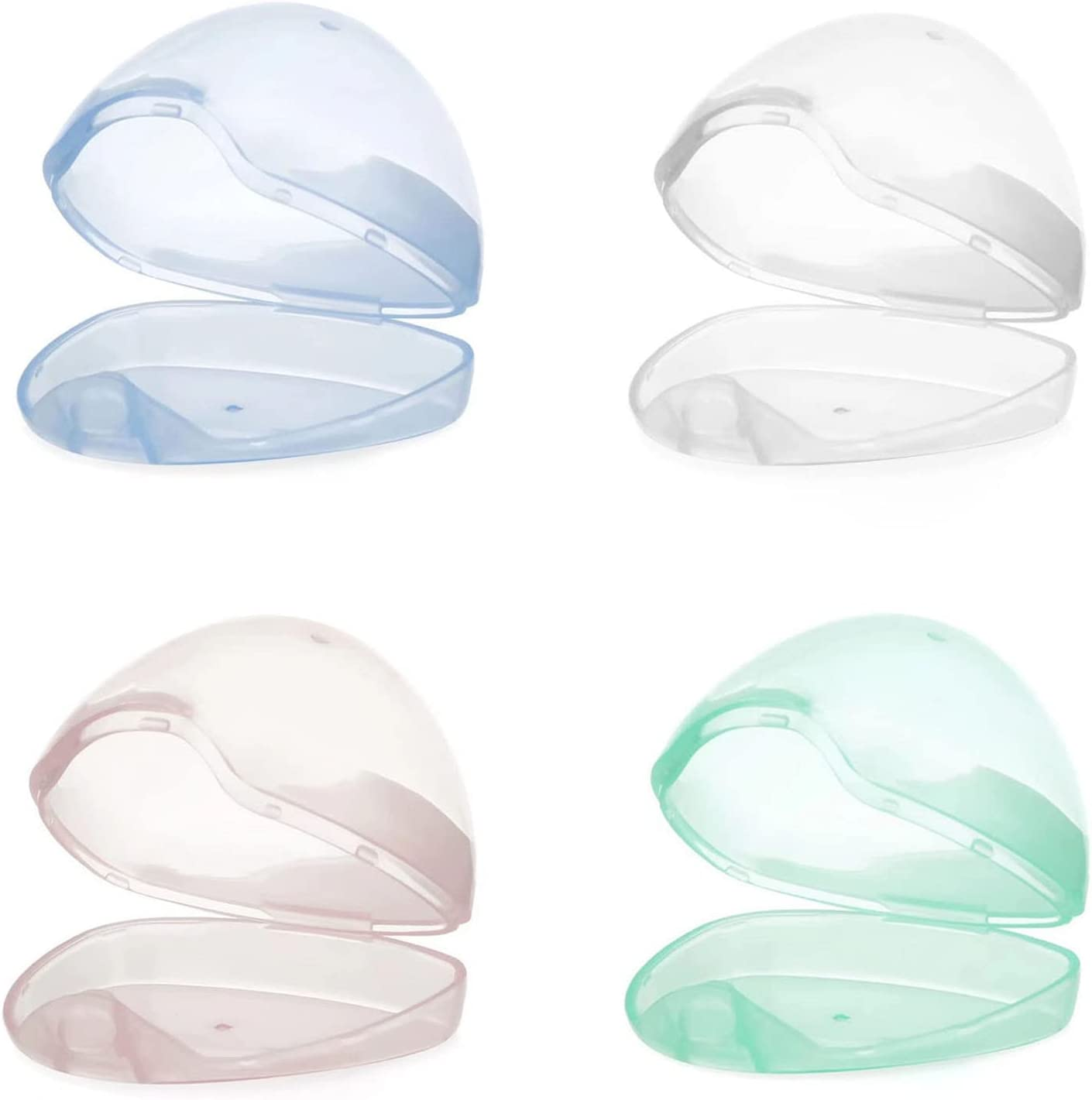 Pandaear Pacifier Nipple Holder Case Container Boxes (4 Pack)| Universal Accessories Holders| Travel Cases| BPA Free image number 5