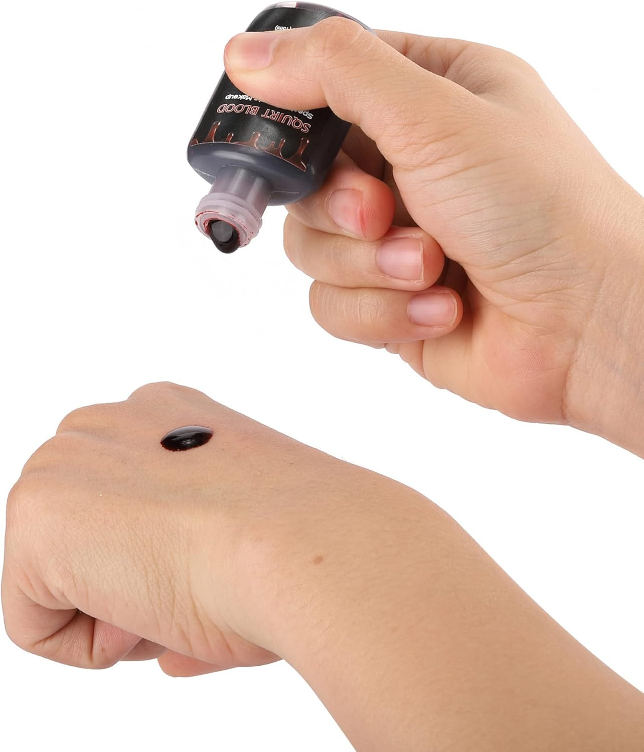 Wismee Pro Stage Special Effects Halloween Face Body Paint Kit, 12Colors Oil Based Makeup Palette (167Ml) + Wound Scar Wax (47Ml) Fake Scab Blood (19Ml) + Spatula + 10 Brushes image number 6