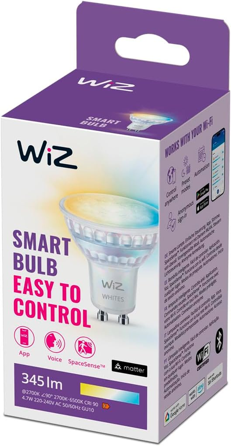Wiz White Ambient Glass LED Light Smart Bulb image number 2