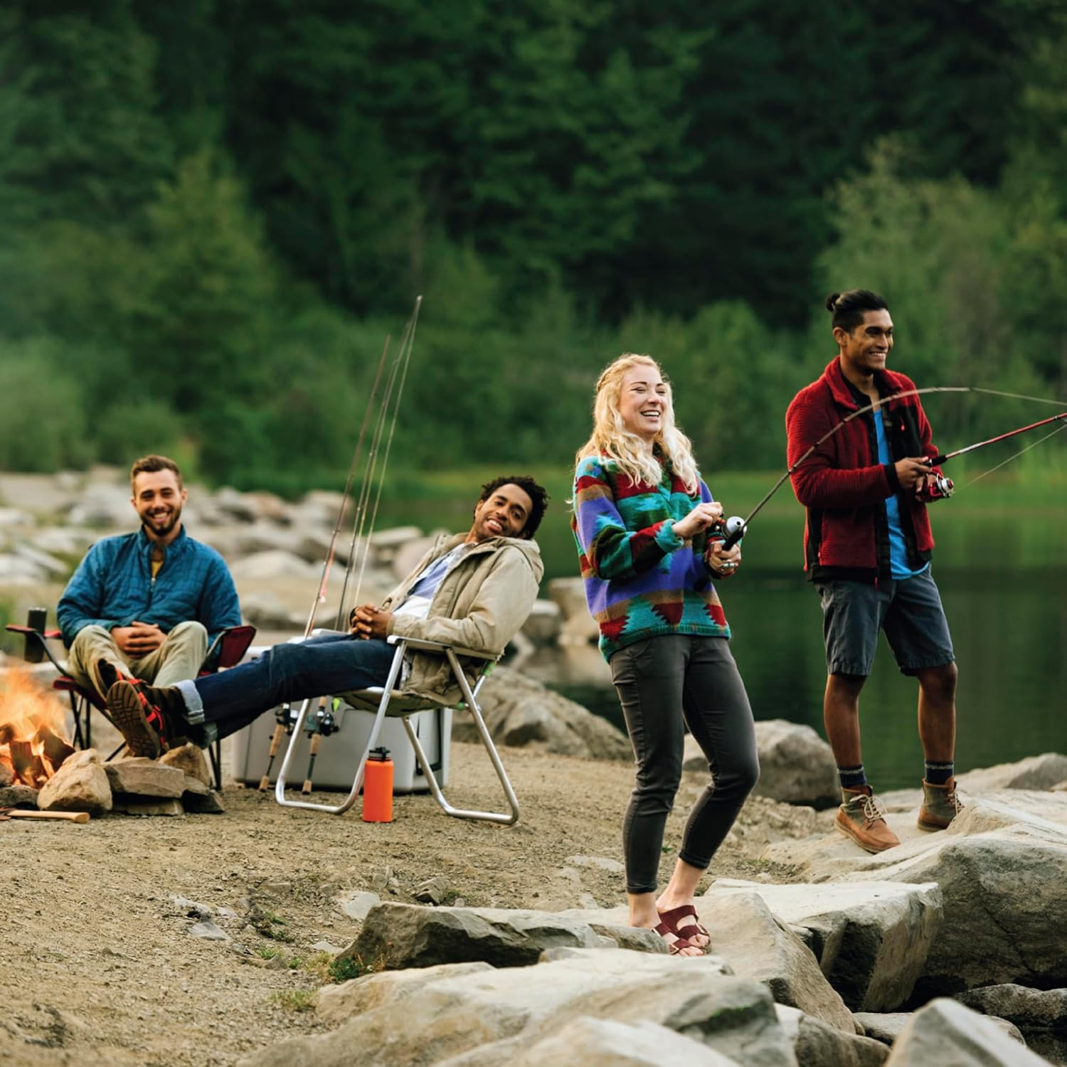 Zebco 33 Spincast Fishing Reel, Changeable Right or Left-Hand Retrieve, Built-In Bite Alert, All-Metal Gears, Pre-Spooled with Zebco Cajun Line image number 6