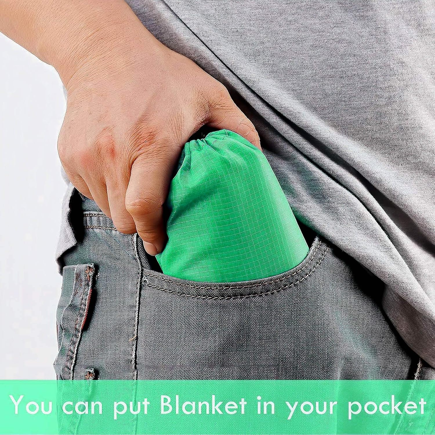 Sand Free Beach Blanket, Extra Large Waterproof Beach Mat-Lightweight Quick Drying Heat Resistant Outdoor Picnic Mat for Travel, Camping, Hiking and Music Festivals image number 2