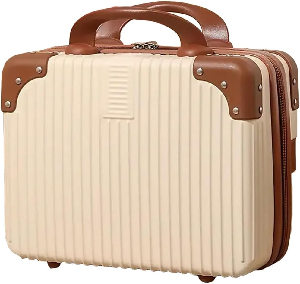 AIMALL 14-Inch Women'S Lightweight Luggage Case, Mini Boarding Cosmetic Case, Simple Large Capacity Portable Storage, Dimensions 11.8X10.2X5.9 Inches
