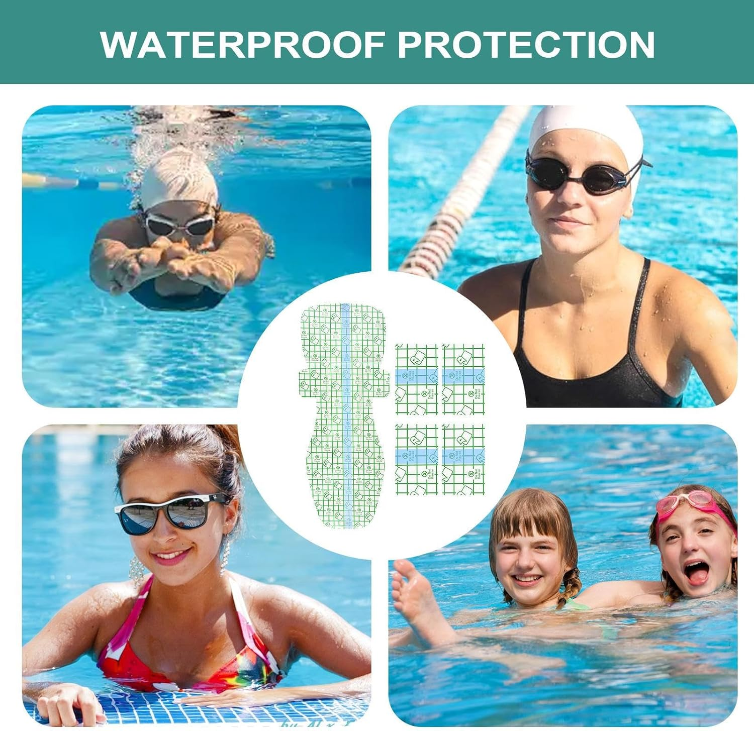 Waterproof Swimming Pads,Waterproof Skin Friendly Panty Liner - Secure Feminine Care Liners Comfortable for Daily Use Swimming Bath - A image number 6