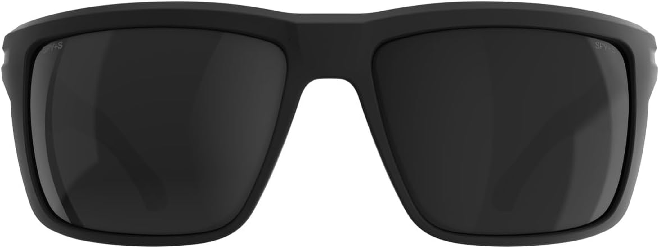 Spy Optic Men'S Overhaul XL Rectangular Sunglasses, Soft Matte Black Happy Boost Polar Black Mirror, 60Mm