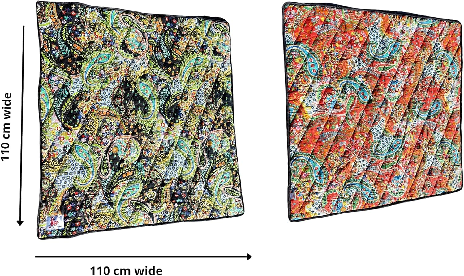 110 Cm X 110 Cm Pet RED BLACK Eco Blanket Quilt Reversible for Cat Dog Toy Cavoodle Maltese Small Toy Dogs or Dog Bed Cover, Quick Ship Local Aussie Supply Large Dog Blanket, Dog Sofa Cover, Pet Throw Blanket, Dog Car Seat, Dog Beds, Calming Dog Bed Protect Dog Beds Quick Wash Dog Mat Quilt Cover image number 5