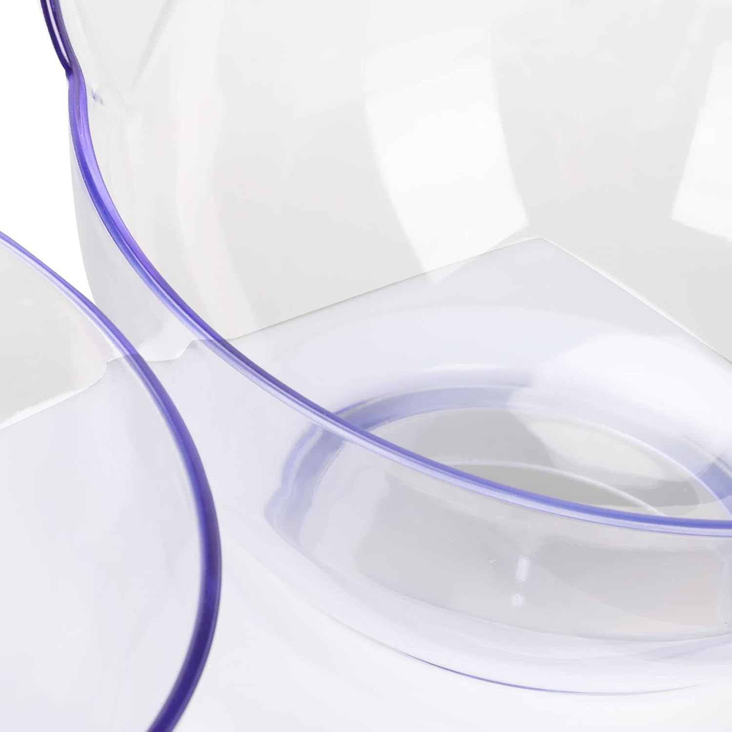 Pssopp 3 Raised Feeding Bowls for Cats Transparent Removable Raised Feeding Bowls Water Raised Feeding Bowls for Cats and Small Dogs image number 5