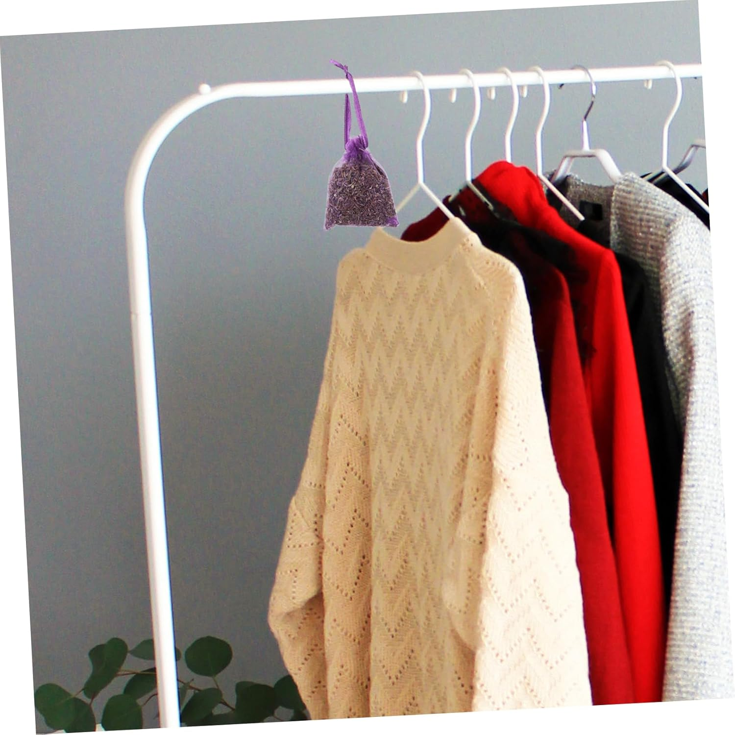 STOBAZA 12Pcs Lavender Sachet Bags 10G Each, Portable Perfumed Lavender Sachets for Closets Drawers Cars Wardrobes, Home Fragrance Decor with Natural Scent image number 4