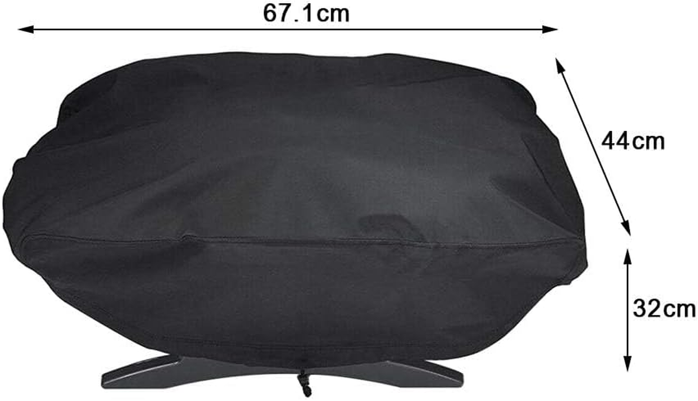 Grill Cover Garden Waterproof anti Dust Protective Outdoor Windproof Accessories BBQ Stove Shield UV Resistant Polyester Portable for Weber 7110 Q1000