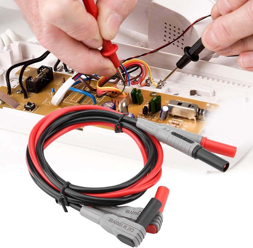 24Pcs Measuring Wire Kits for P1300E Multimeter Probes Replacement Test Clips Set Including Banana Plug Test Table Sticks Needles Test Hook