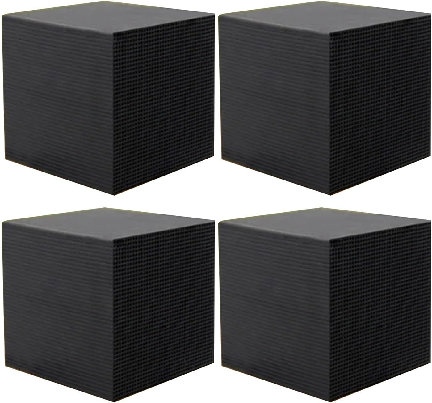 Water Purifier Cubes, Activate Carbon High-Efficiency Water Purification Filter 10 * 10 * 10Cm Durable Animal Water Purifier for Farm Fish Tank Aquarium/4 (Size : 4PCS) image number 4