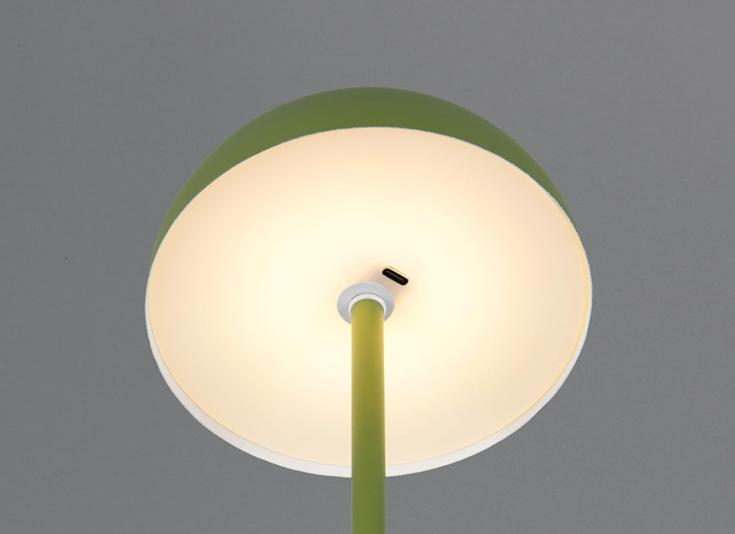 Reality Leuchten Munoz R54891115 LED Battery Table Lamp Metal Matte Green with 1.3 Watt LED, 4-Way Touch image number 6