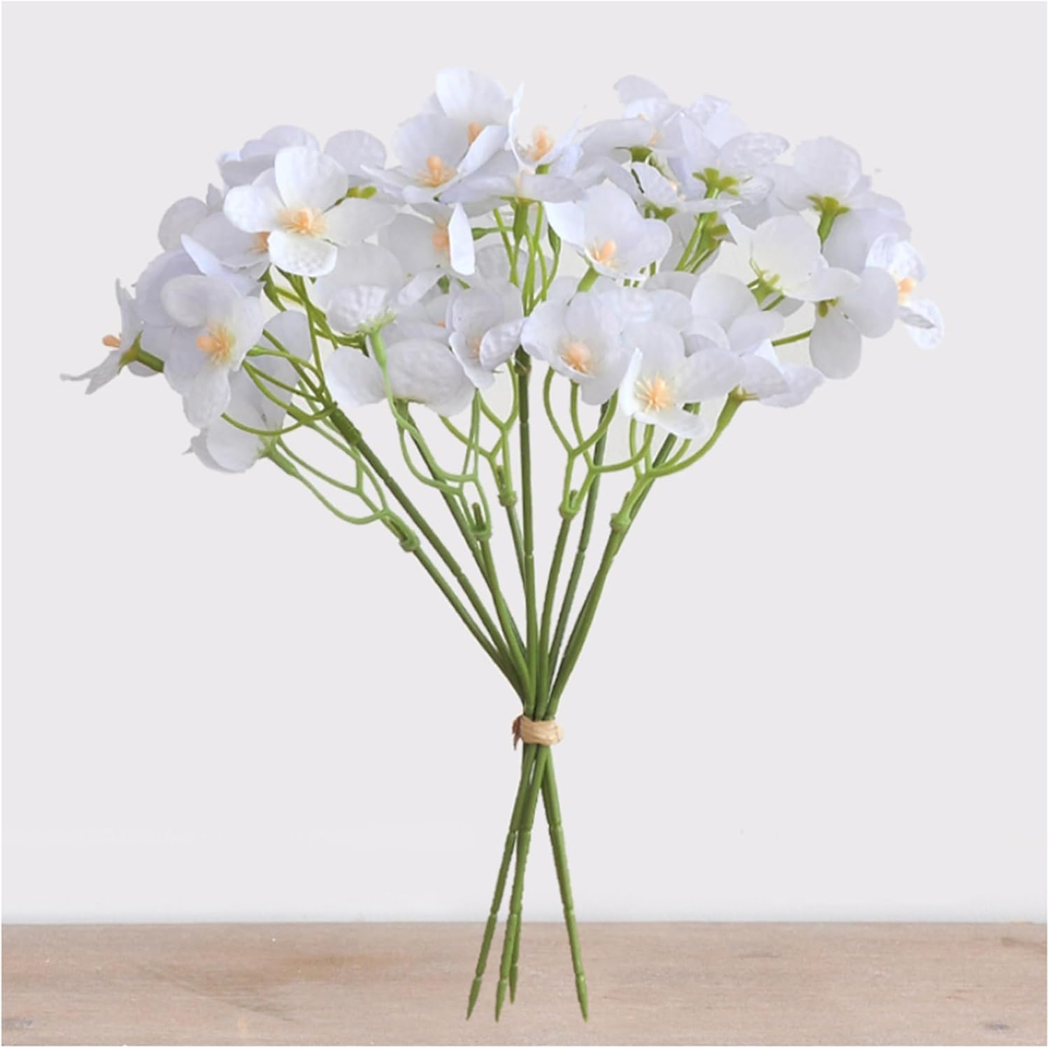 AU023-4 Artificial Hydrangea Flower 1 PCS Blue Bouquet,Ideal for Shooting Props Wedding Decoration Home Furnishings,26Cm(10.2")