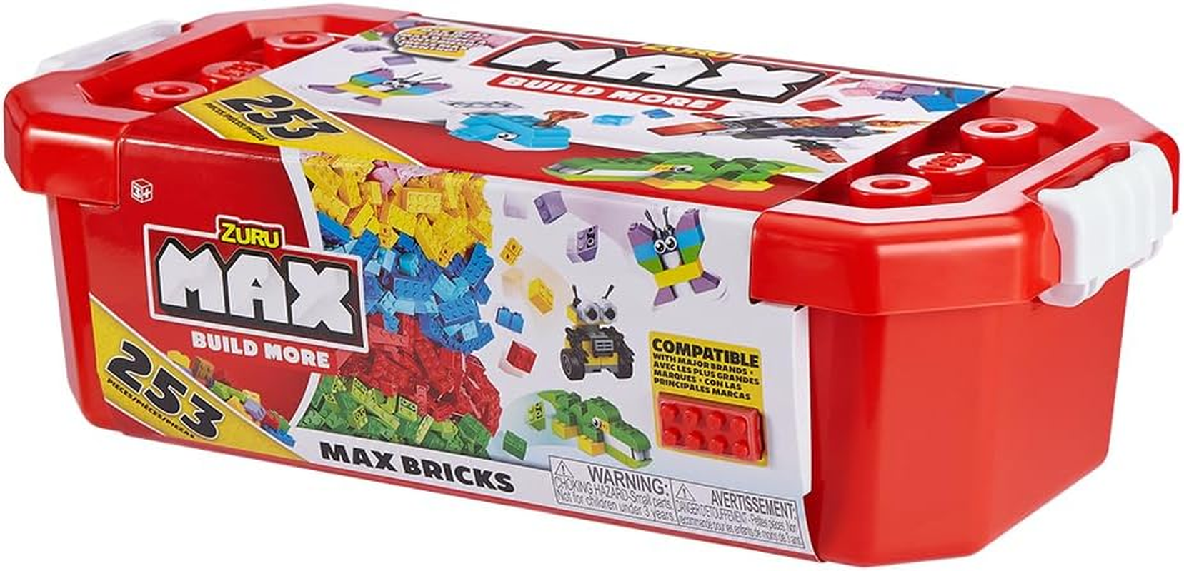 Zuru MAX Build Construction Value Tub 253 Bricks