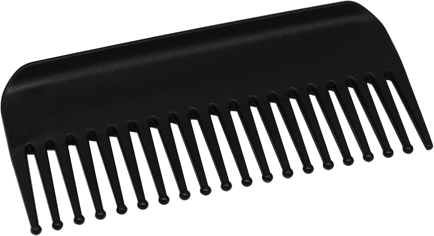 Professional Detangling Wet Comb, Standable Wide Tooth Hair Styling Comb for Men Women Pompadour Long Straight Curly Wavy No Handle Shampoo Comb for Travel, Gymbag, Purse, Home, Office (Trans-White)