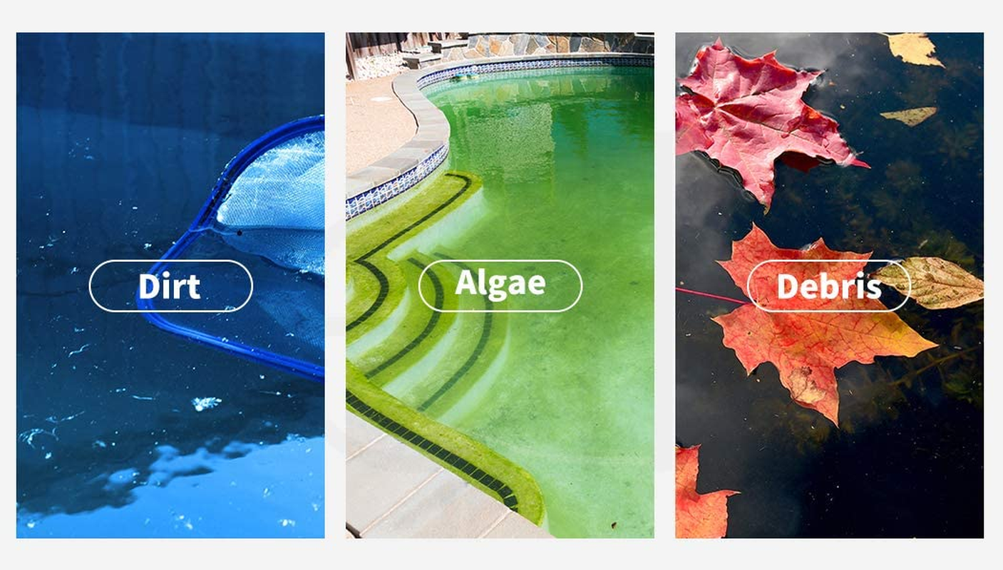 Swimming Pool Cleaner Automatic Sweeper Vacuum Suction Cleaner, Floor Wall Climb Vacuum Hose 10M Suction Summer Easy to Use Efficient Cleaning Low Maintenance User-Friendly (83 X 43.5 X 18Cm, Blue) image number 5