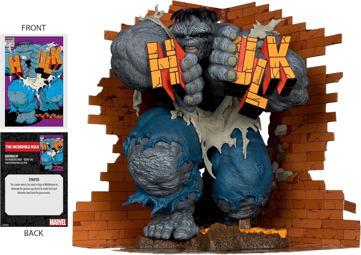 Marvel Collection 1:6Th Wv2 - the Incredible Hulk by Todd Mcfarlane (The Incredible Hulk #345)