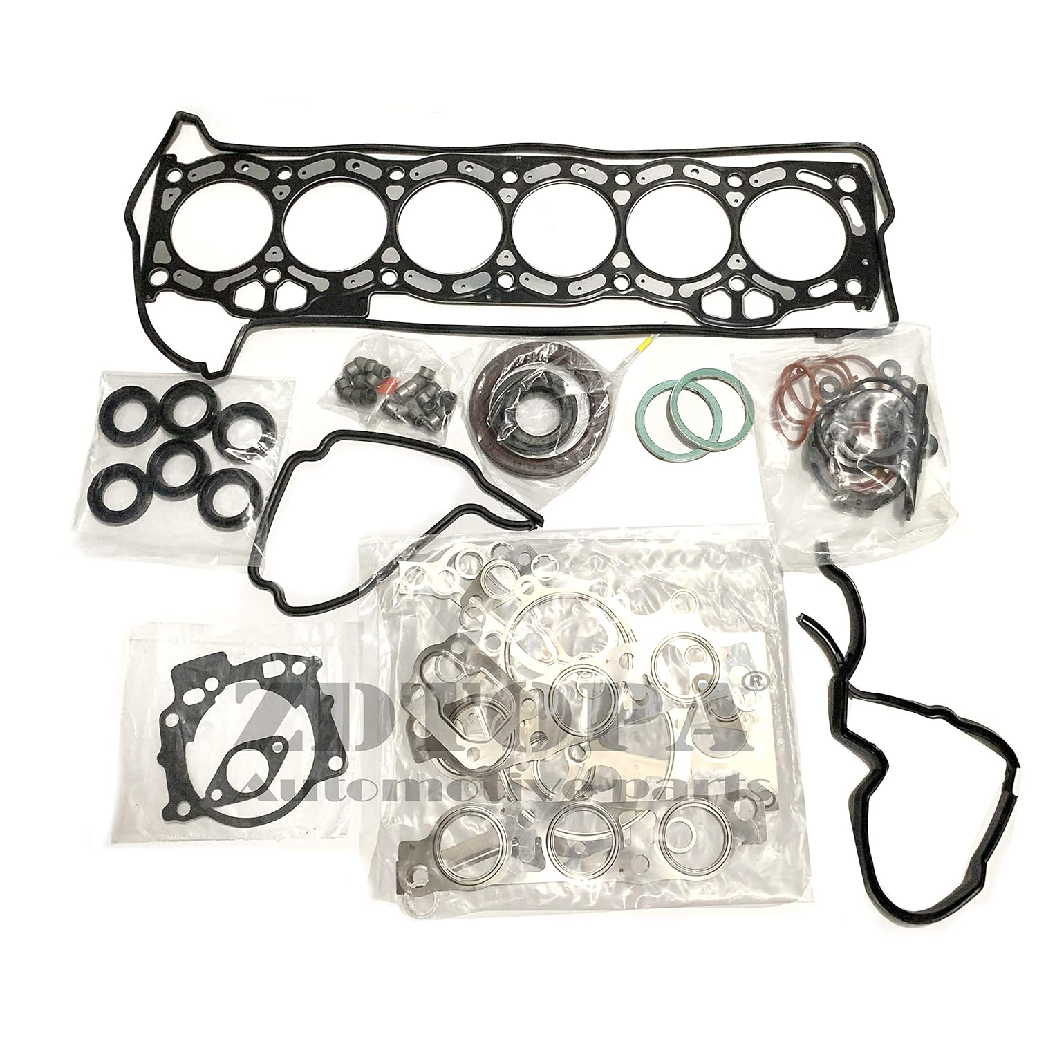 1GFE 1G-FE GXE10 Engine Complete Gasket Set New Model 04111-70151 04111-70241 Full Gasket Set Kit Compatible for Lexus IS200 IS300 200303-200507 Application Engine Parts