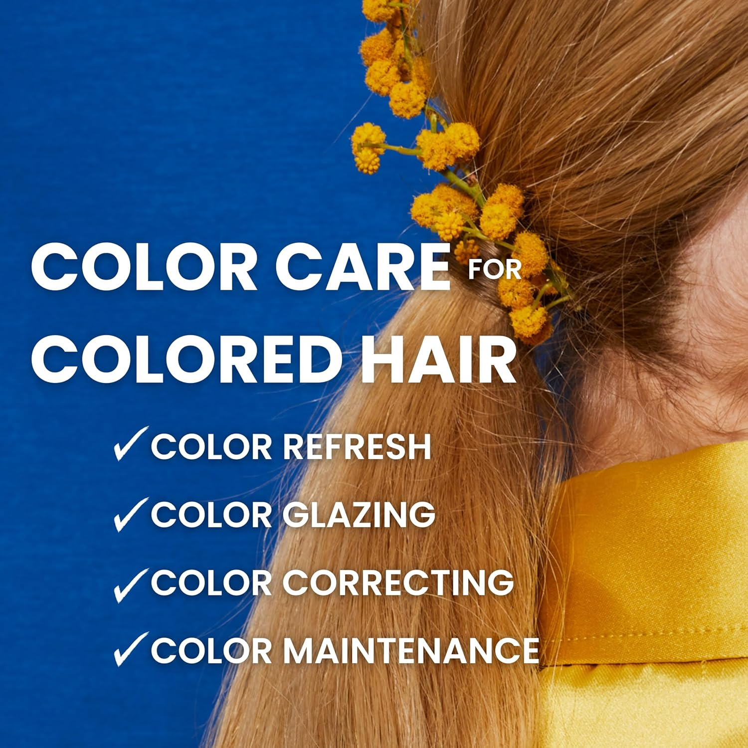 Pure Blends Hydrating Color Depositing Conditioner, Sun Light, Medium, Dark Blonde, 8.5 Oz. image number 2