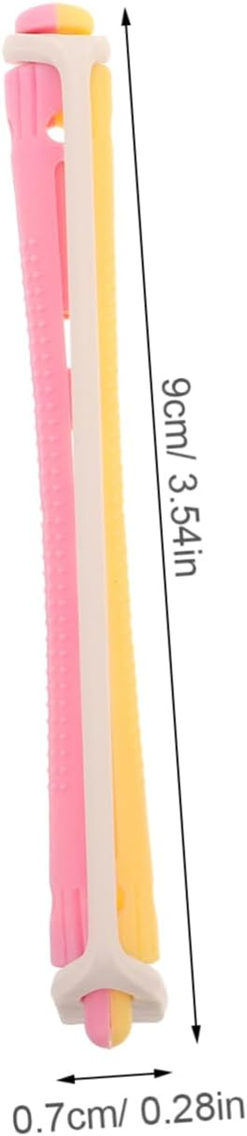 Generic 24Pcs Flexible Perm Rods for Curling Hair Durable Plastic Hair Rollers for DIY Styling Home Hairdressing Essentials Ample Tools for Creating Curls and Waves image number 5