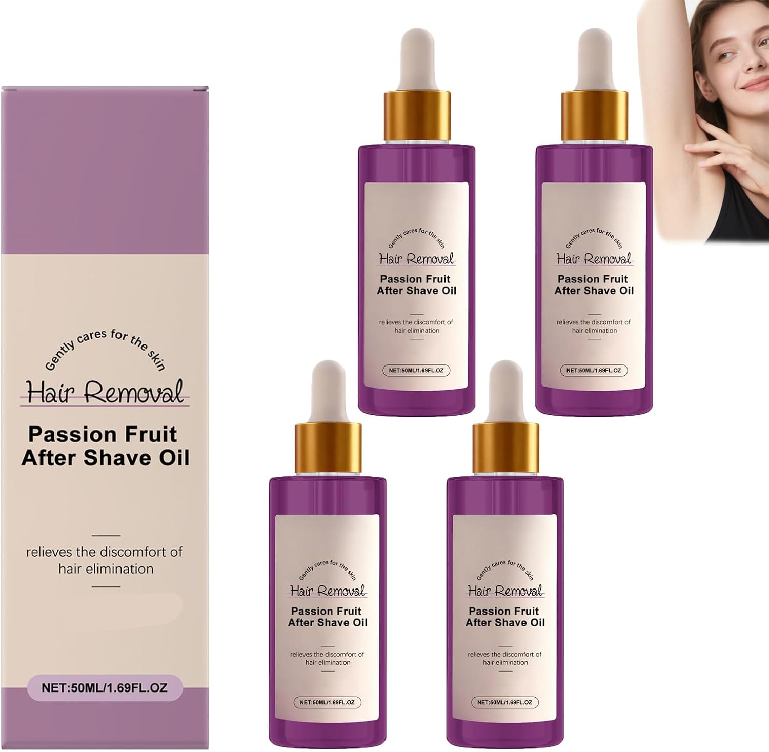 After Shave Oil,After Shave Oil Women for Smooth Skin,Reduce Hairs & Dryness,Shaving Skin Care Oils,Hydrating & Soothing Body Serum,Gentle & Non-Irritating,Reduce Discomfort after Shaving (1 PCS)