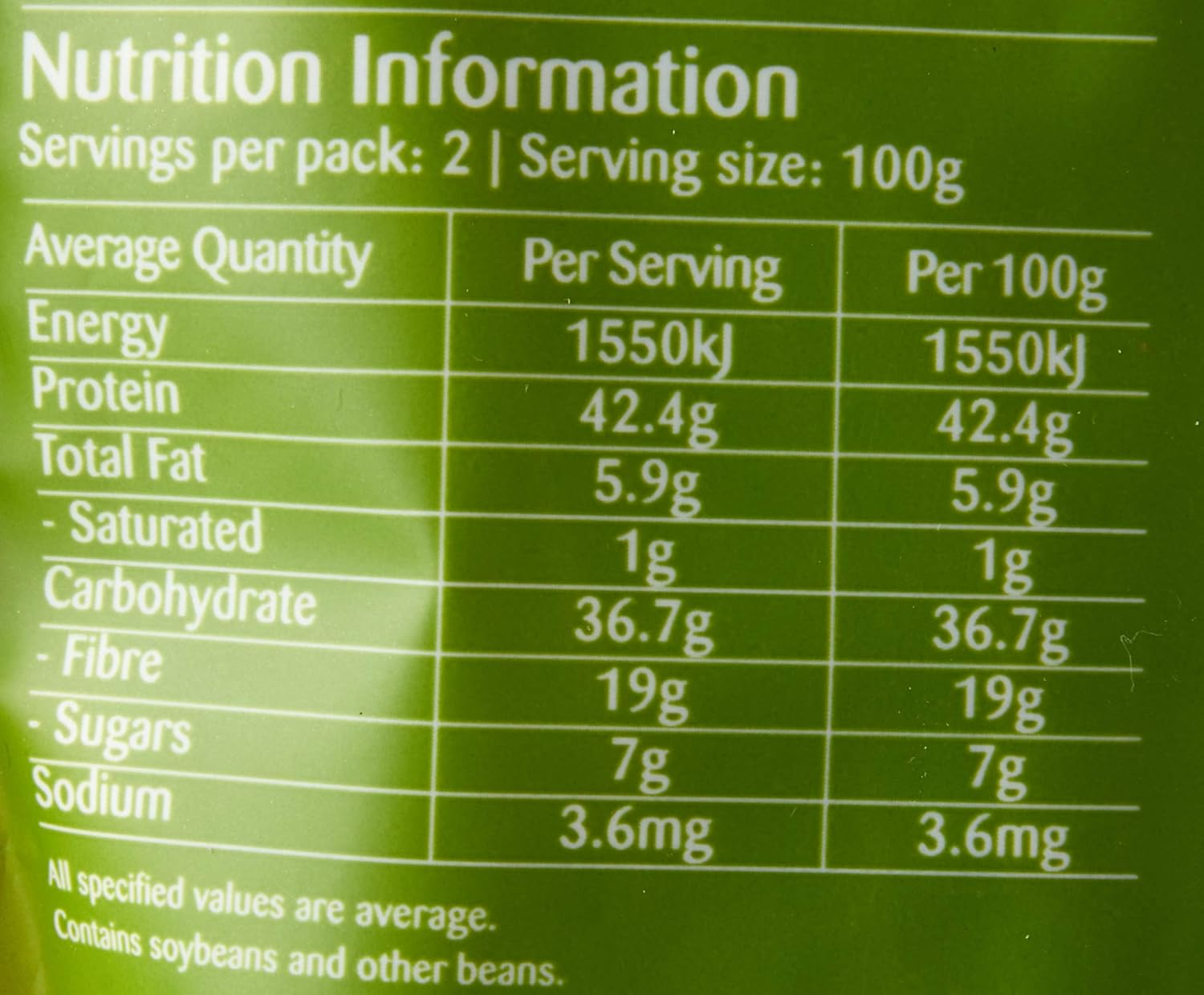 Eco Organics Mung Bean Fettuccine, 200G image number 1