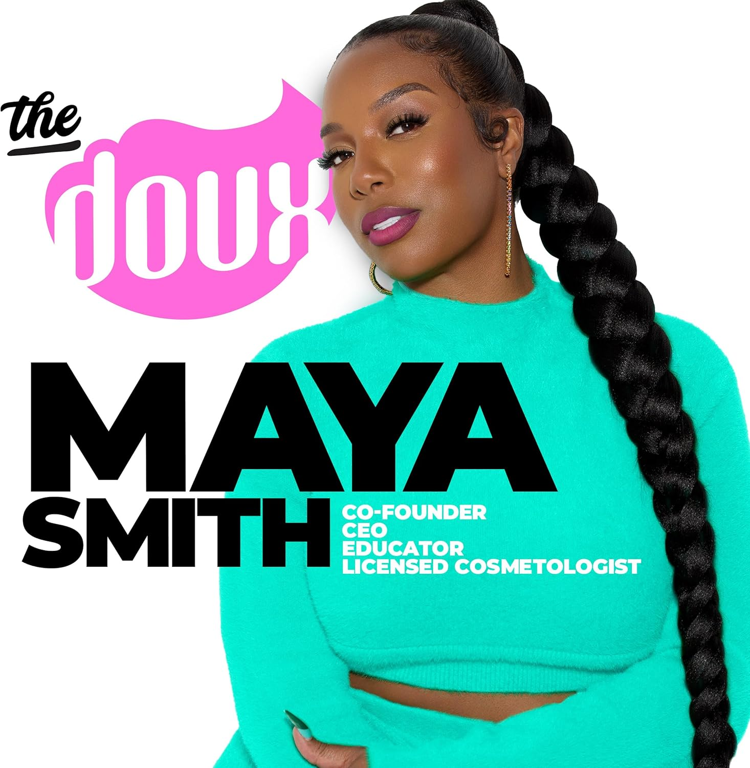 The Doux C.R.E.A.M. Twist & Curl Cream &ndash; Curl Defining Cream with Coconut & Avocado Oils for Curly Hair &ndash; Frizz Control & Long-Lasting Moisture for Twist Outs, Natural Styles, and Textured Hair Types image number 3