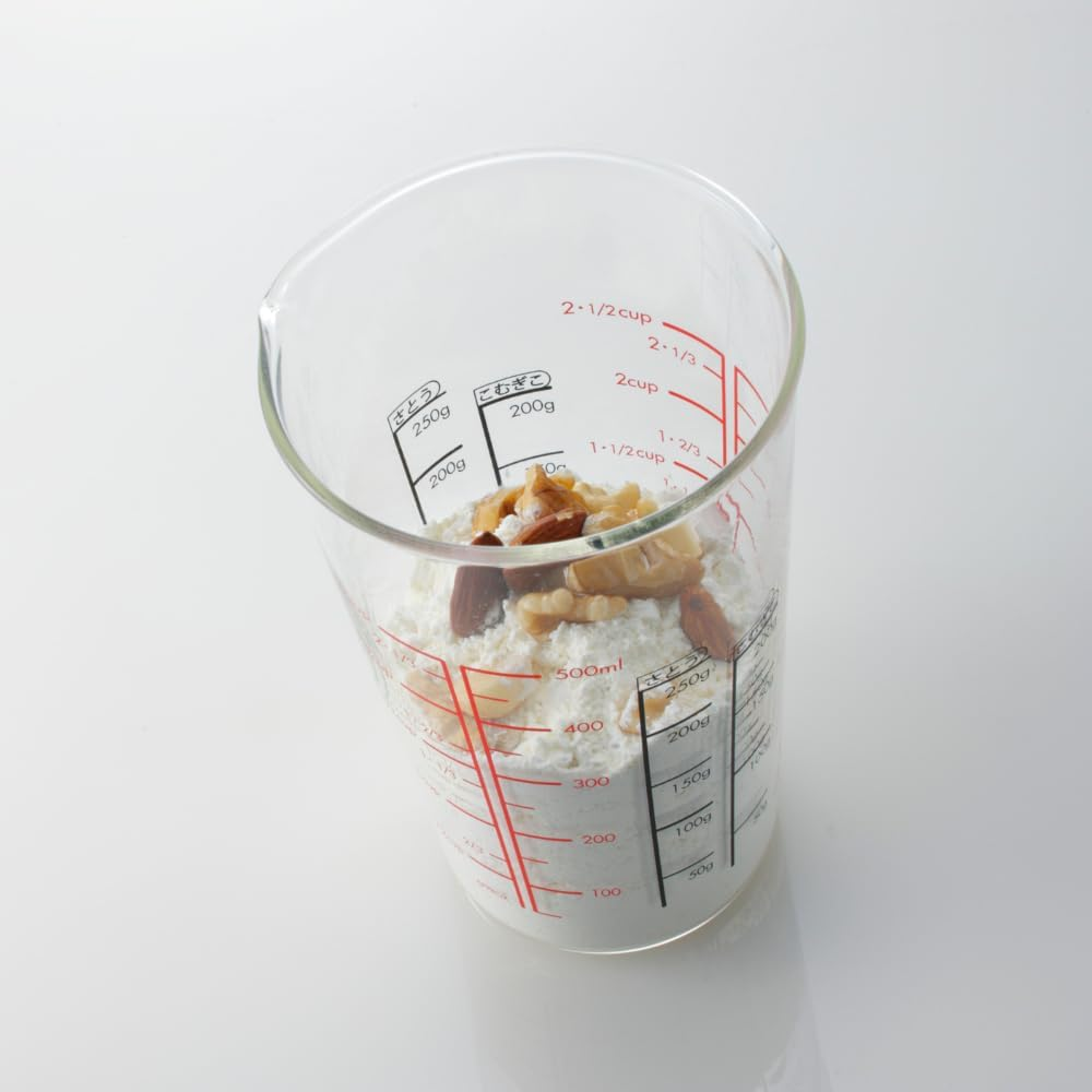 Hario Heatproof Glass Measuring Cup, 500Ml image number 2