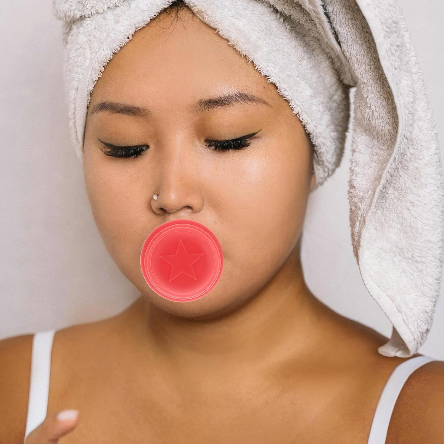 WRITWAA Jaw Exerciser for Women Double Chin Reducer Facial Muscle Trainer Jawline Exercise Device Neck and Reduces Nasolabial Folds Daily Face Sculpting Equipment image number 2