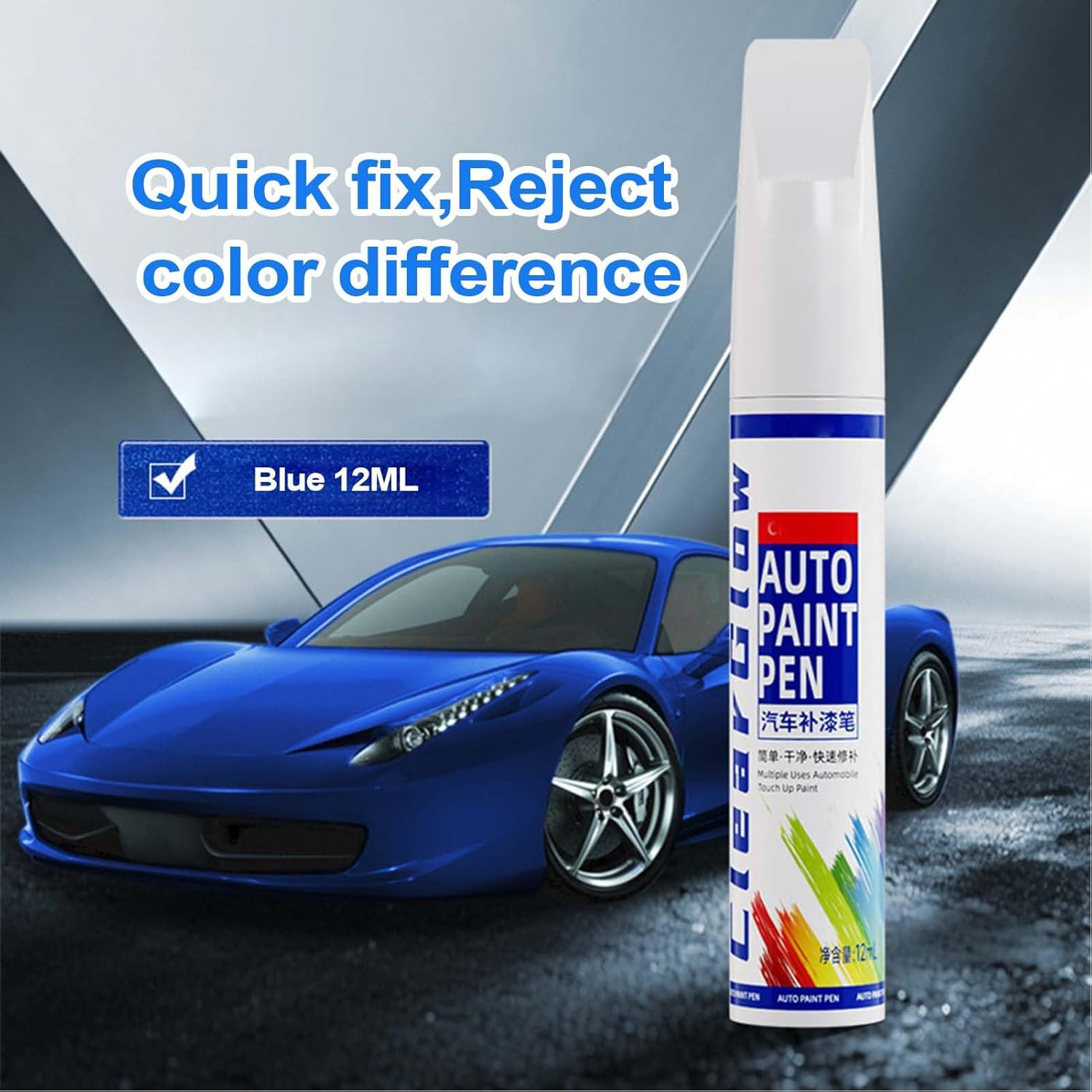 Paint Pen for Car Scratches | Professional Paint Damage Repair Pen | Portable Polishing Restorer Detailing Tool for Slight Dents Car Boat Trailer Motorcycle Protection