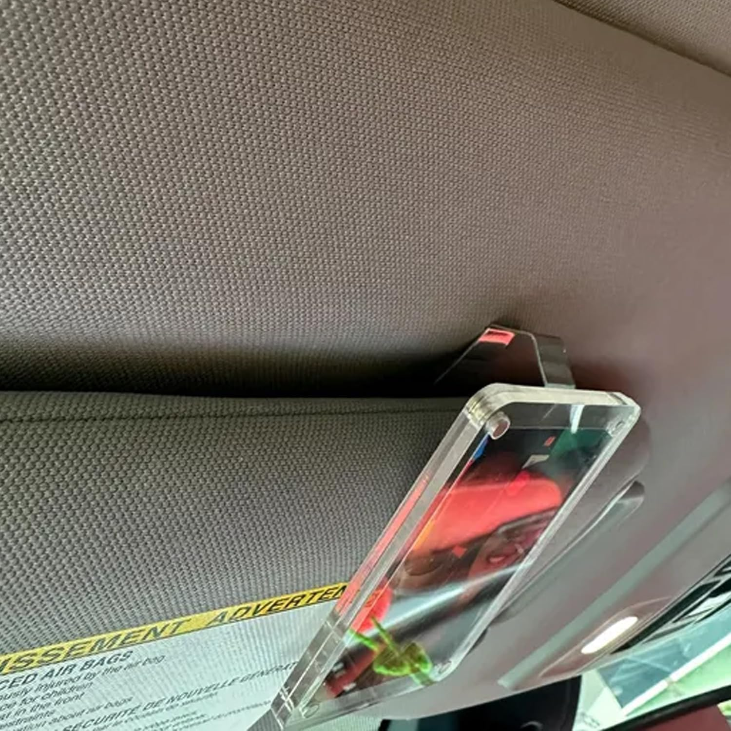 1 Pack Car Sun Visor Photo Holder,Universal Magnetic Personalized Photo Clip,Add Your Own Photo Car Visor Clip;Photo Car Accessory;Customized Family Portrait Decor, for Father,Mother and Friends image number 4