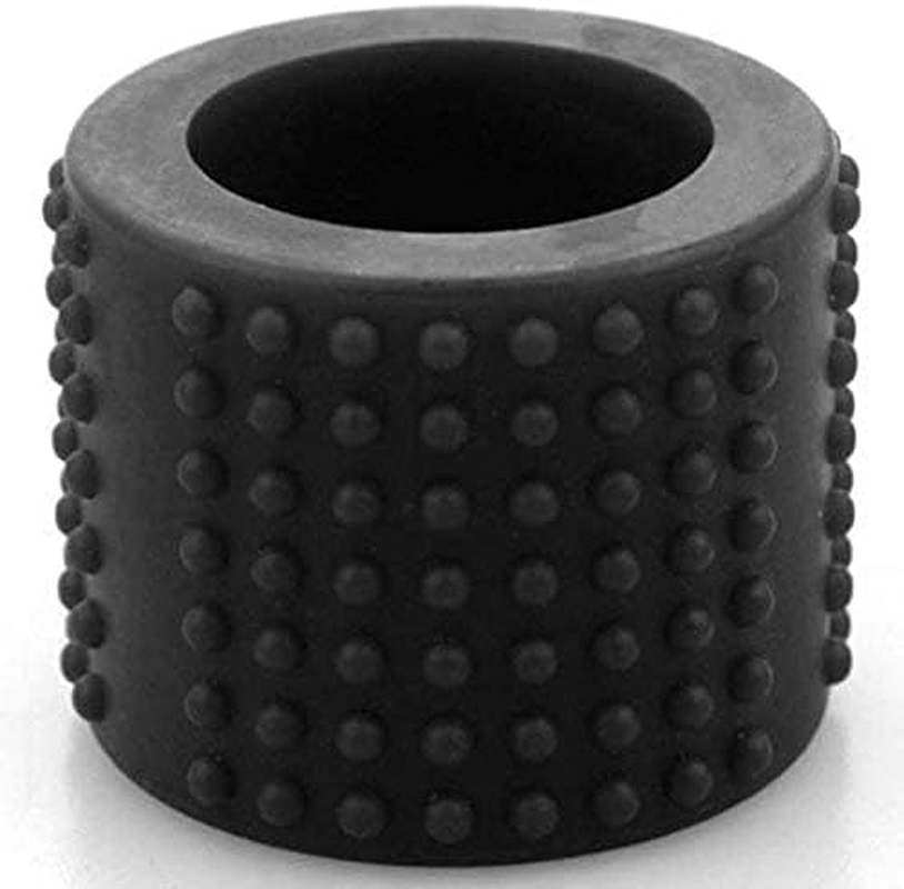 Black Tattoo Grip Cover Food Grade Silicone Diameter 25X30Mm Professional Tattoo Pen Sleeve Non-Slip Grip Accessories for Artists, Machine Parts, Professional Accessories image number 4