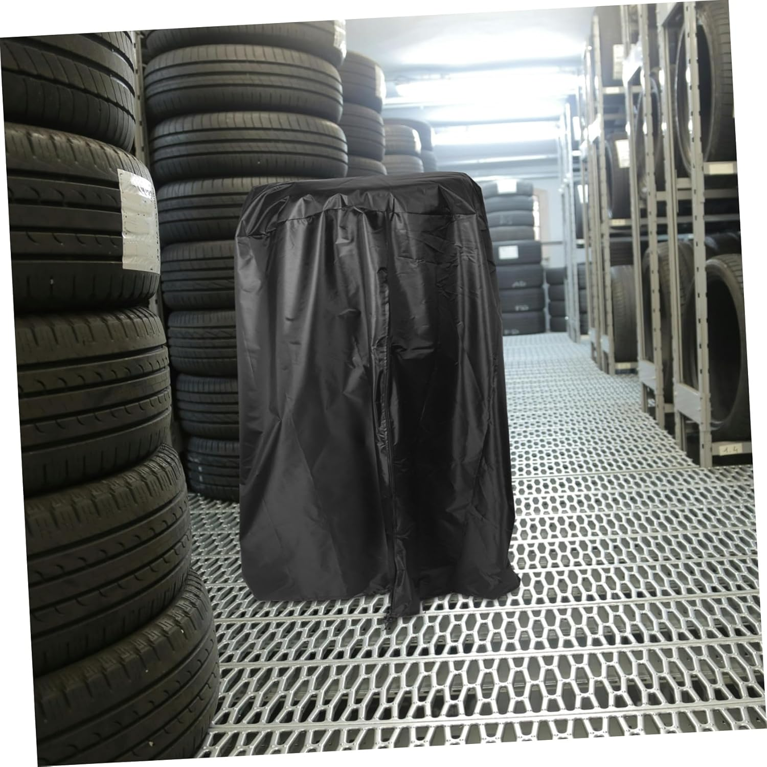 VINTORKY Material Tire Cover Weatherproof round Car Wheel Cover Easy Zipper for Outdoor Indoor Storage